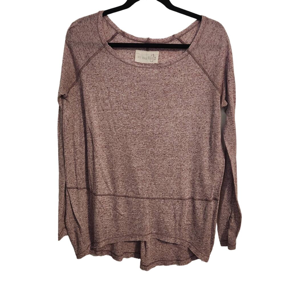 We The Free Small Raw Edge Top
